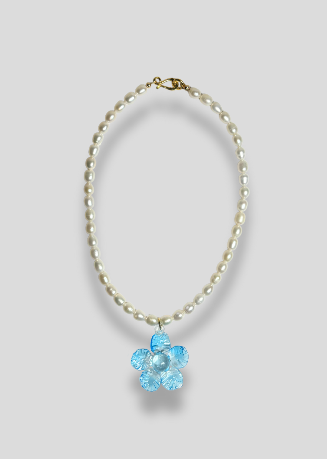 Fleur Pearl Necklace – Marine