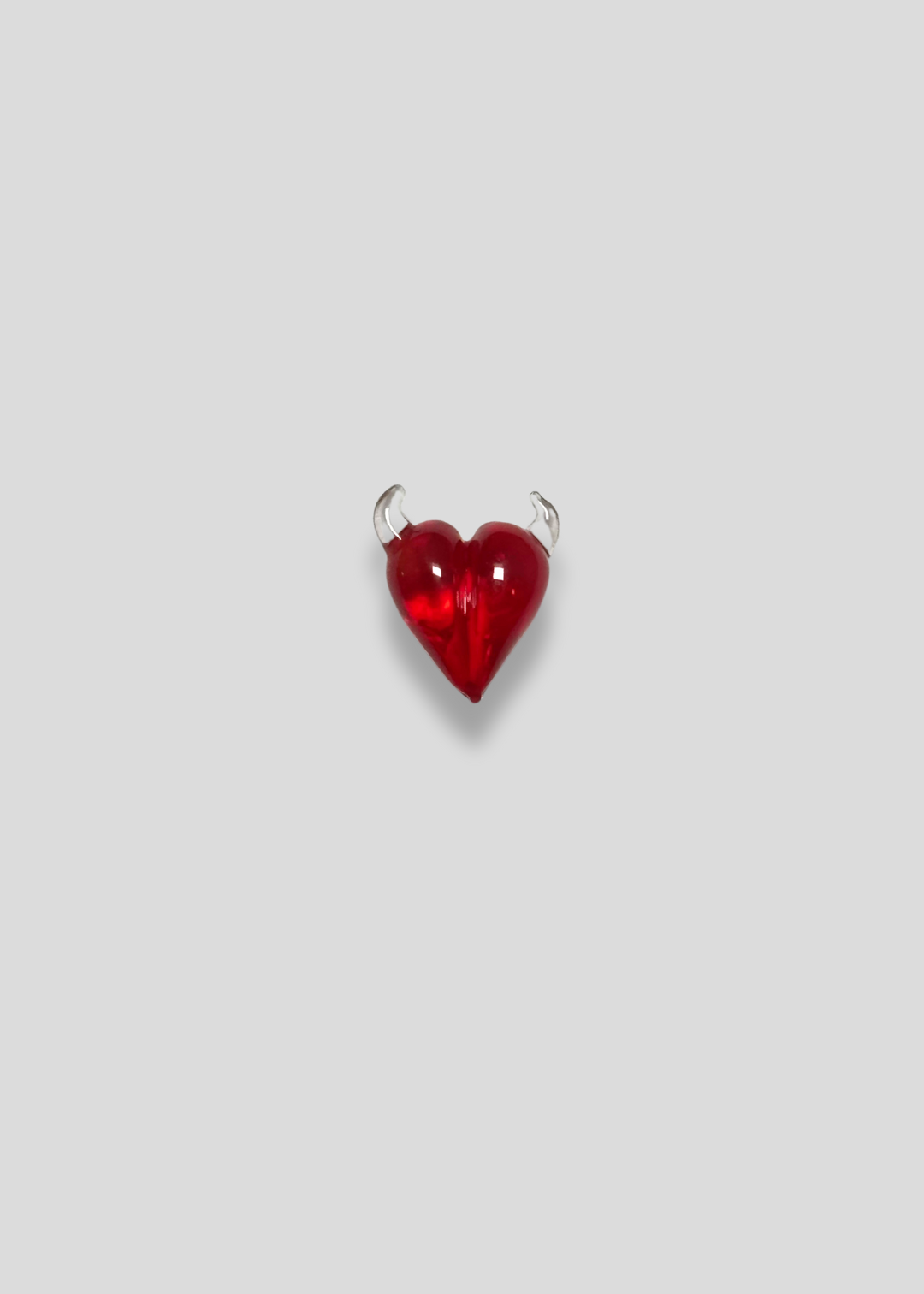 Sombre Cupid's Heart Stud