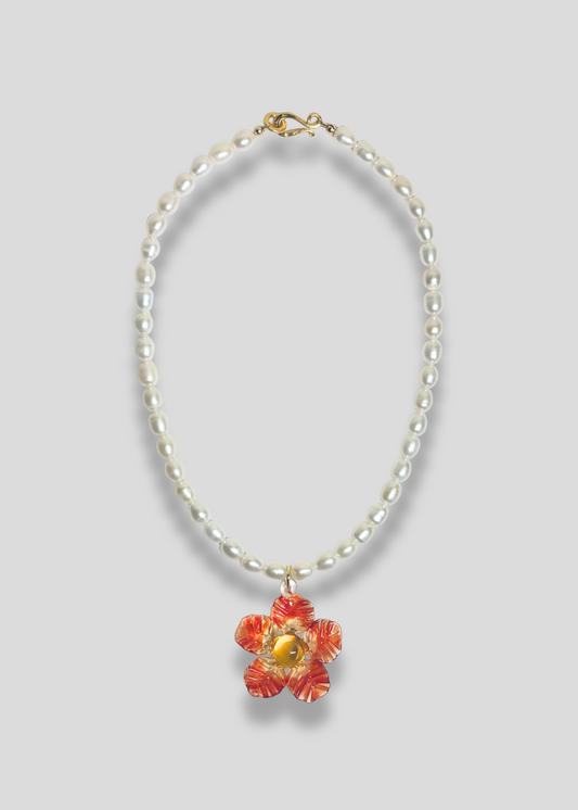 Fleur Pearl Necklace – Tropic